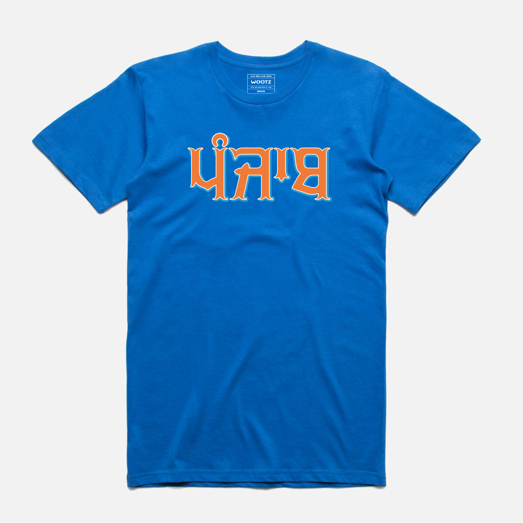 Punjab Tri Colour Text T-Shirt