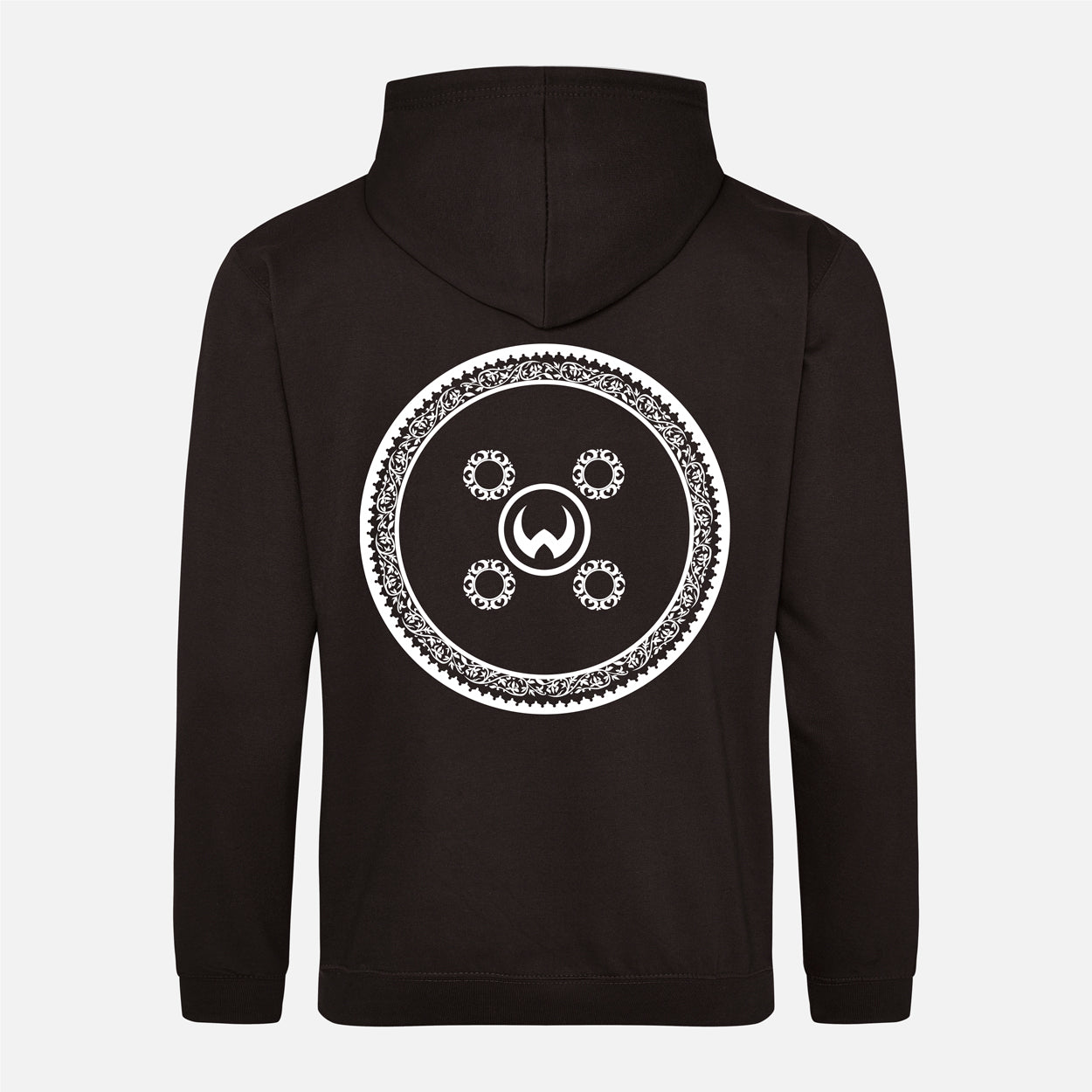 Shield Mk1 White Print Hoodie