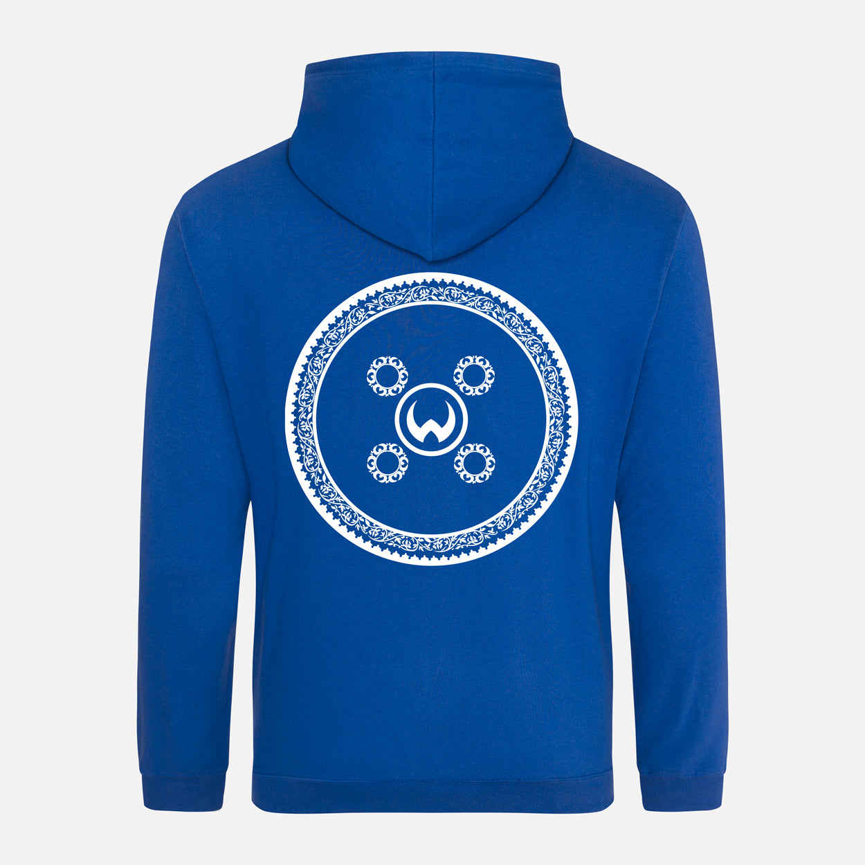 Shield Mk1 White Print Hoodie