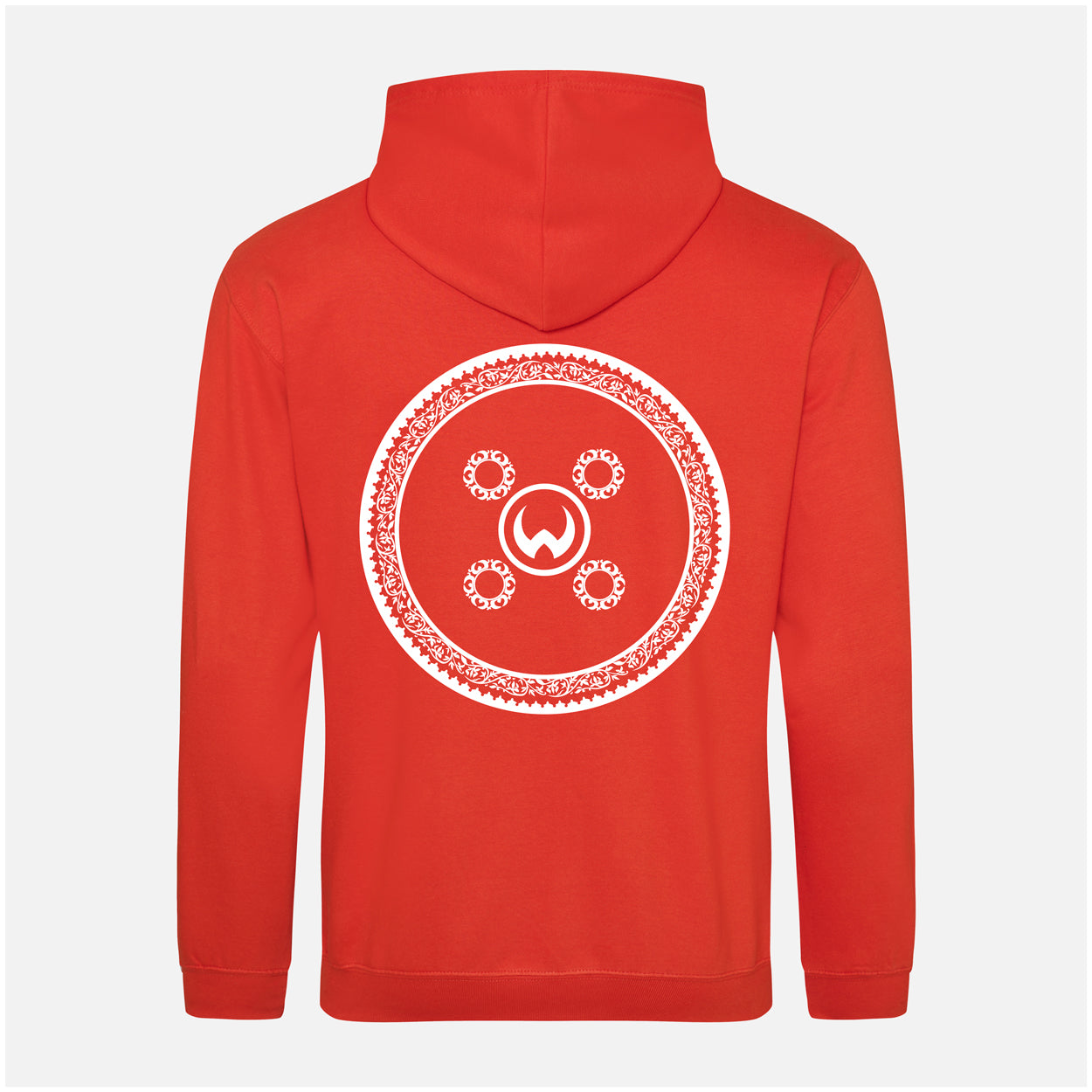 Shield Mk1 White Print Hoodie